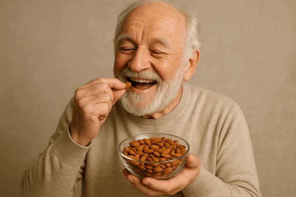 خواص بادام درختی برای سالمندان