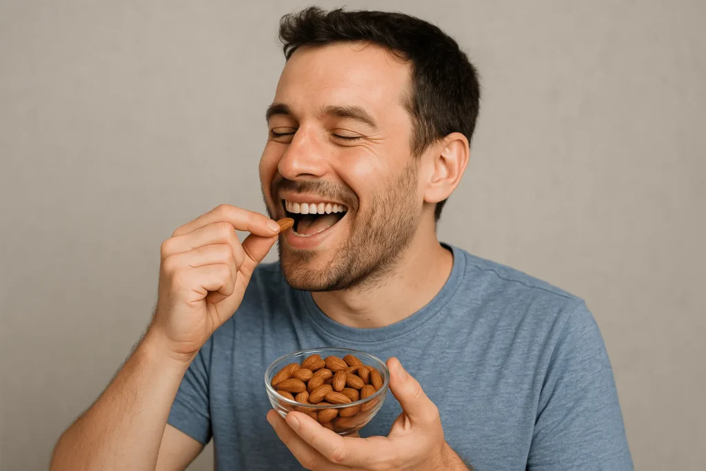 خواص بادام درختی برای مردان