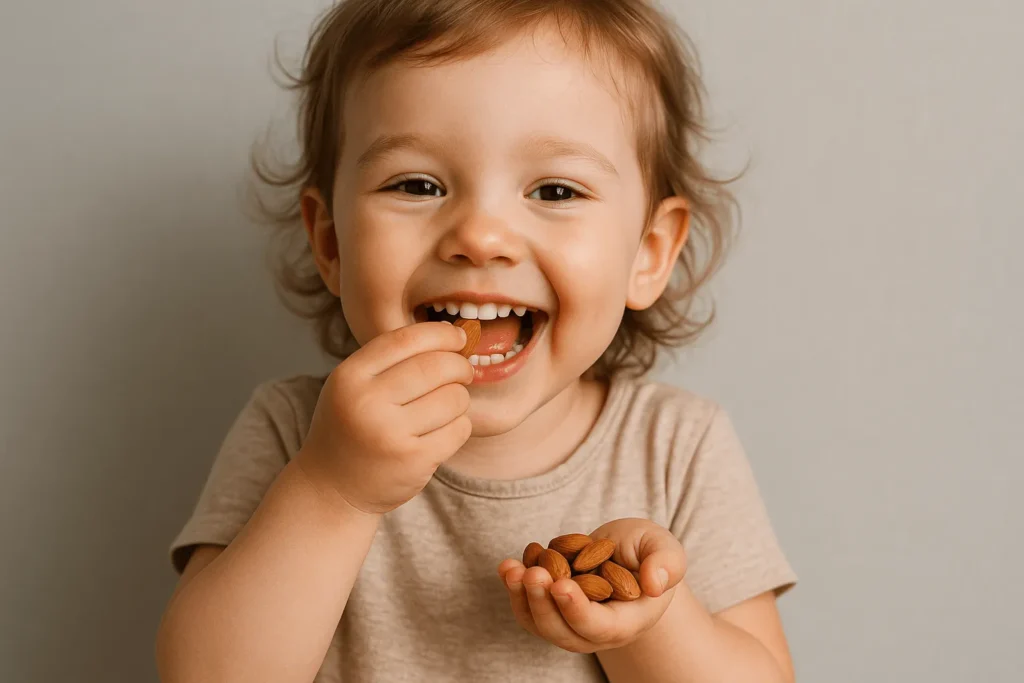 خواص بادام درختی برای کودکان