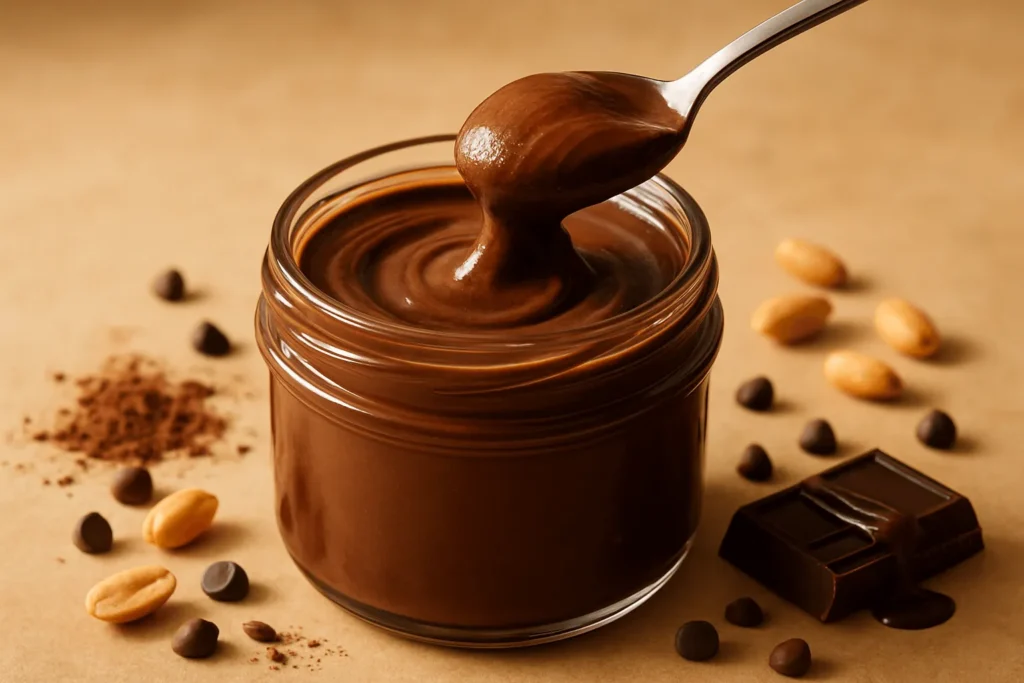 روش تهیه کره بادام زمینی شکلاتی