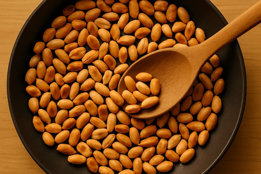 بادام‌ زمینی بو داده شده