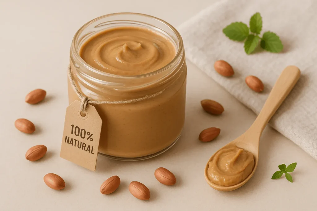 دستور تهیه کره بادام زمینی وگان و بدون شکر افزوده