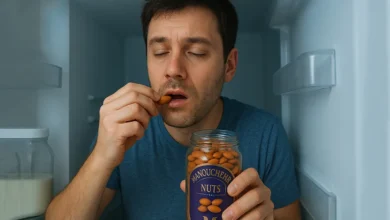 خوردن-بادام-درختی-ناشتا