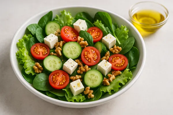 خواص گردو در بارداری: سالاد همراه با گردو