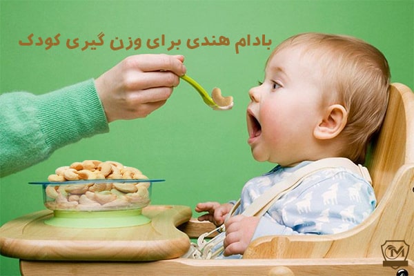 بادام هندی برای وزن گیری کودک