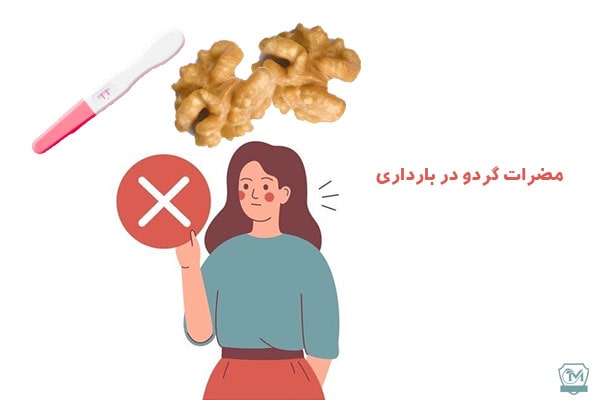 مضرات گردو در بارداری