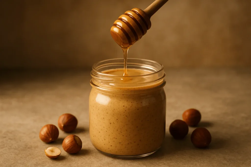 طرز تهیه کره فندق و عسل