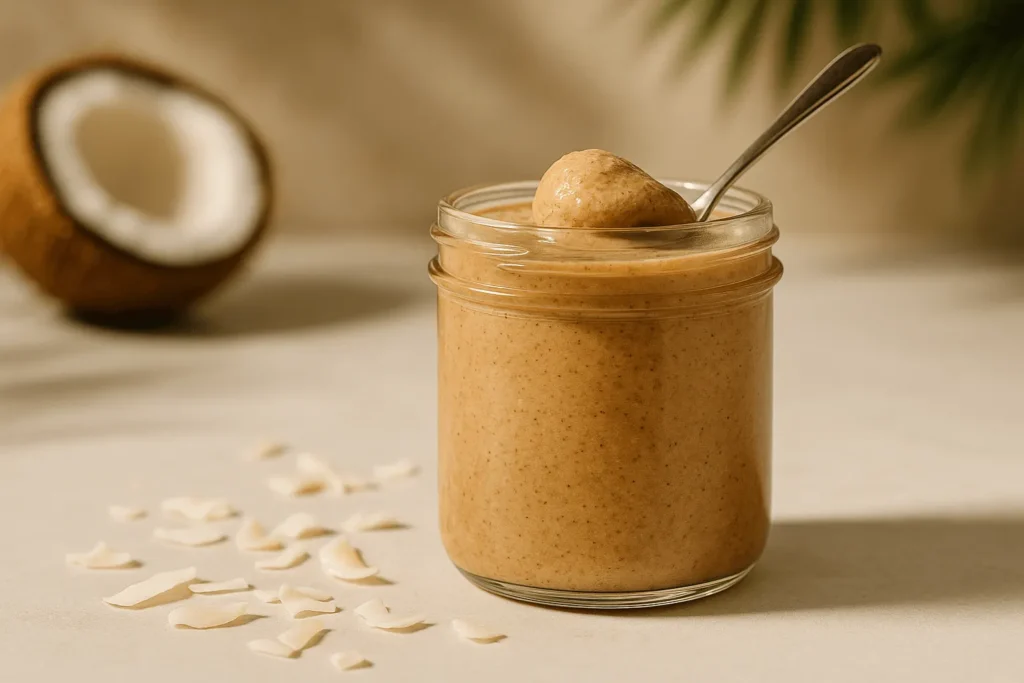 طرز تهیه کره فندق و نارگیل