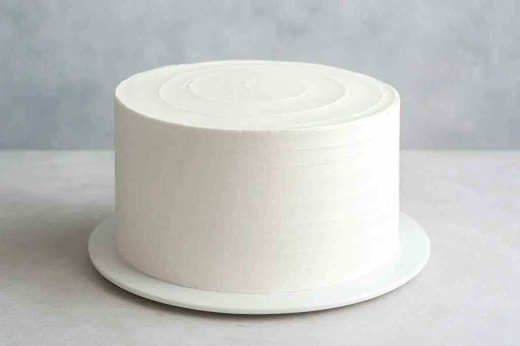 خامهکشی و آمادگی نهایی کیک