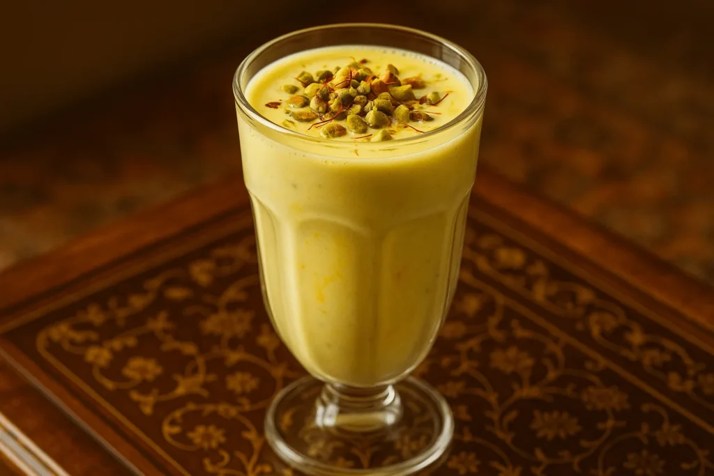 طرز تهیه شیر پسته زعفرانی