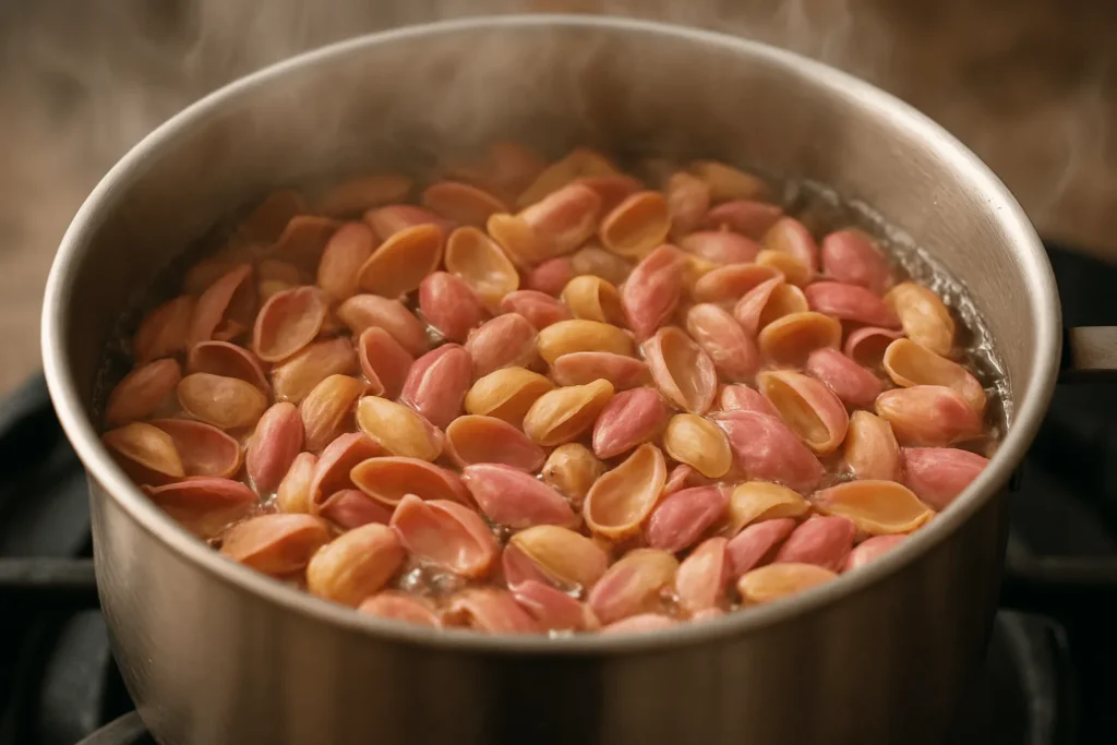 طرز تهیه مربای پوست پسته: مرحله اول: آماده سازی پوست پسته