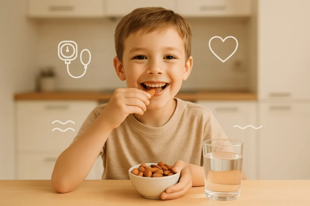 خواص بادام درختی برای کودکان