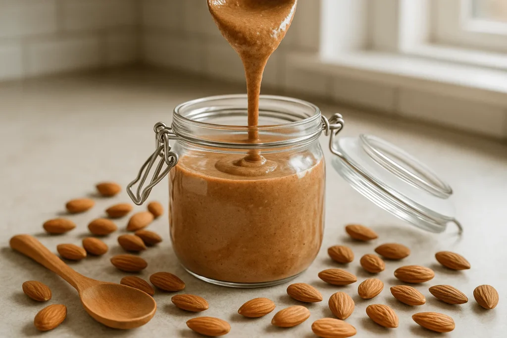 میزان غلظت و سفتی کره بادام درختی