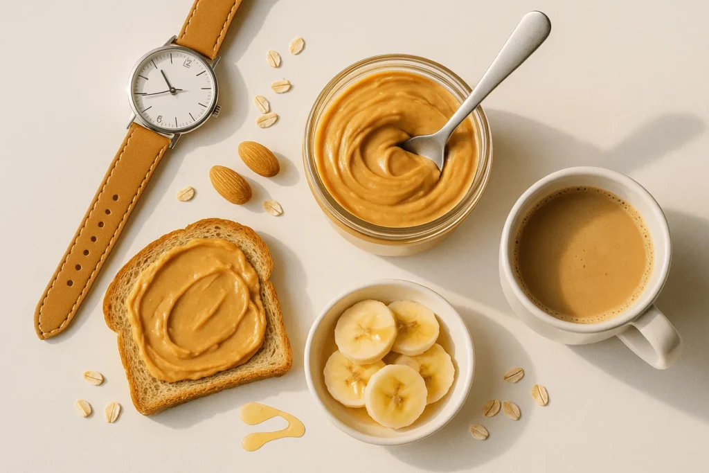 موز، نسکافه و کره بادام زمینی برای چاقی
