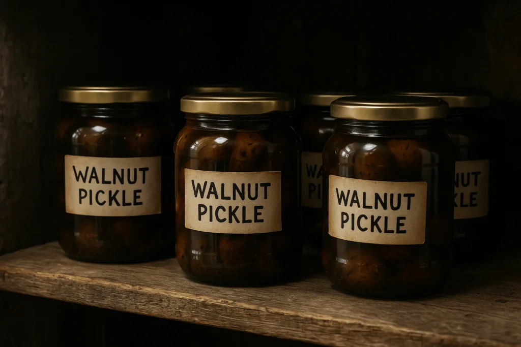 ترشی گردو رسیده