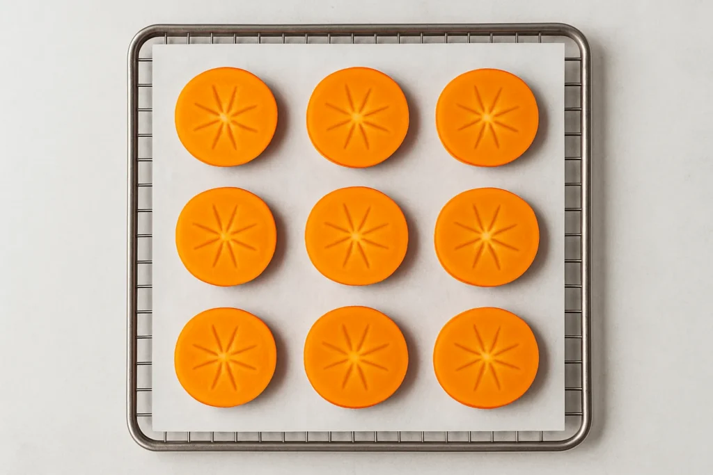 مرحله سوم: چیدن برش‌ها روی سینی