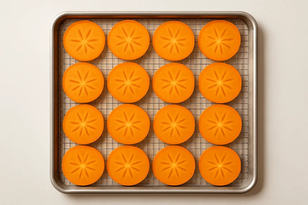 مرحله سوم: چیدن برش‌ها روی سینی