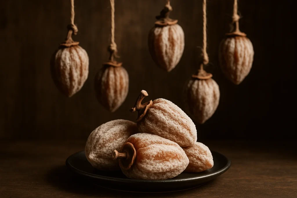 خشک کردن خرمالو به روش کره‌ای و ژاپنی