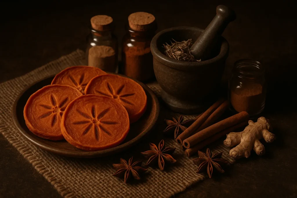 خواص خرمالو خشک در طب سنتی ایران