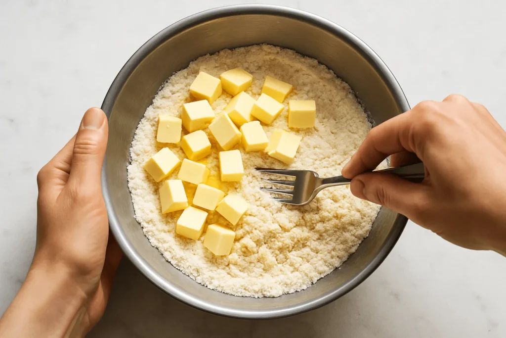 مرحله اول: آماده کردن خمیر تارت