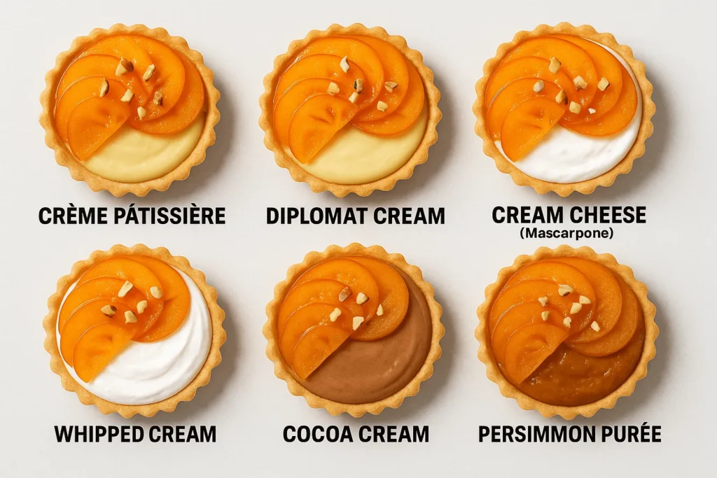 مدل‌های مختلف کرم برای فیلینگ