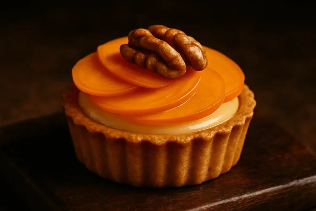 تارت خرمالو یک نفره