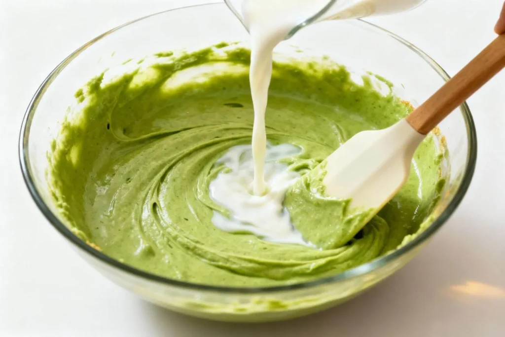 مرحله چهارم: اضافه کردن شیر