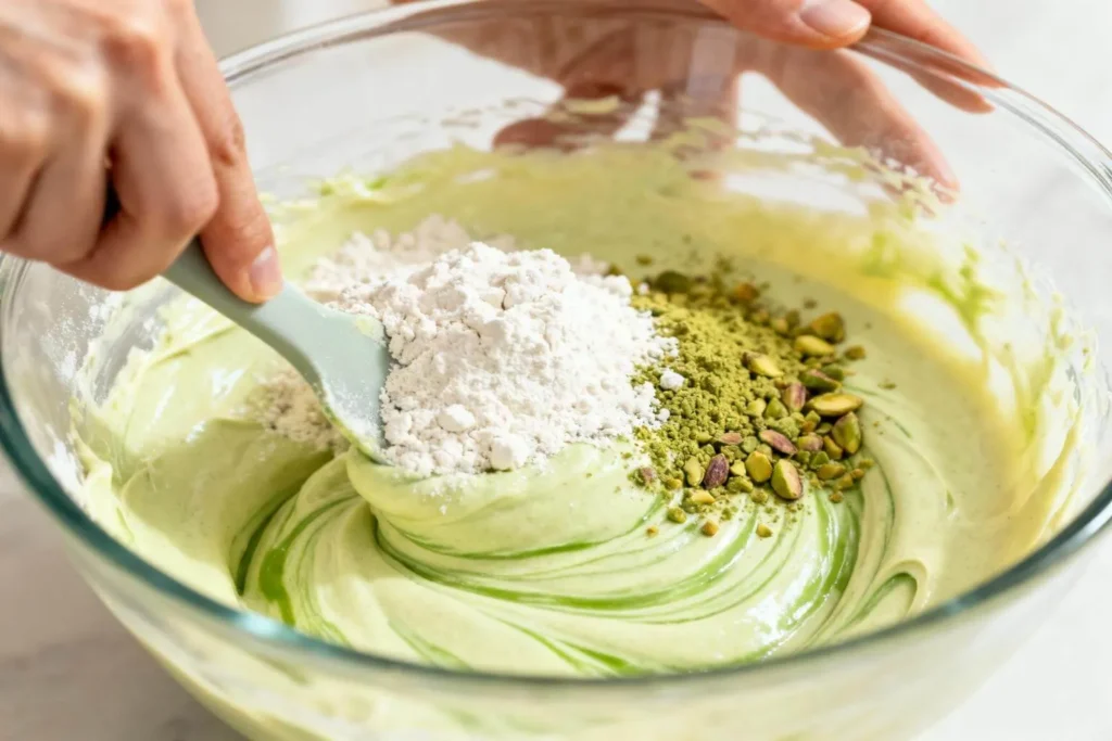 مرحله پنجم: اضافه کردن مواد خشک