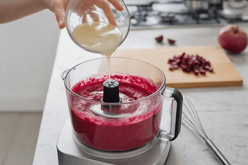 گام چهارم: مخلوط کردن مواد