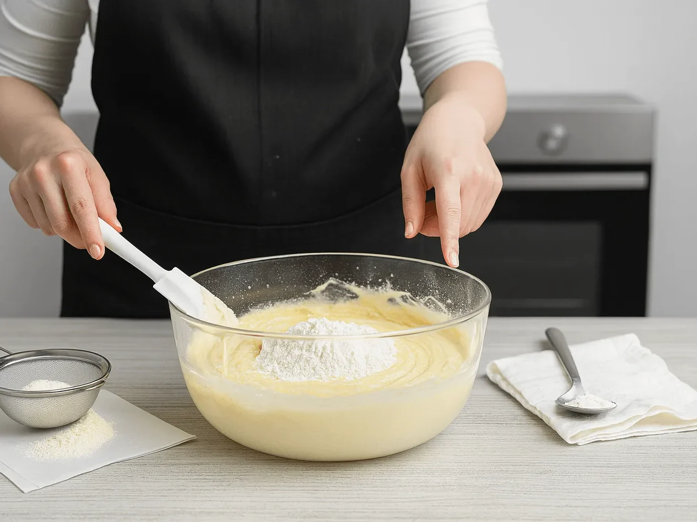 مرحله چهارم: اضافه کردن مواد خشک