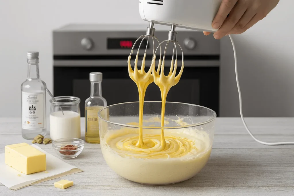 مرحله سوم: اضافه کردن مایعات