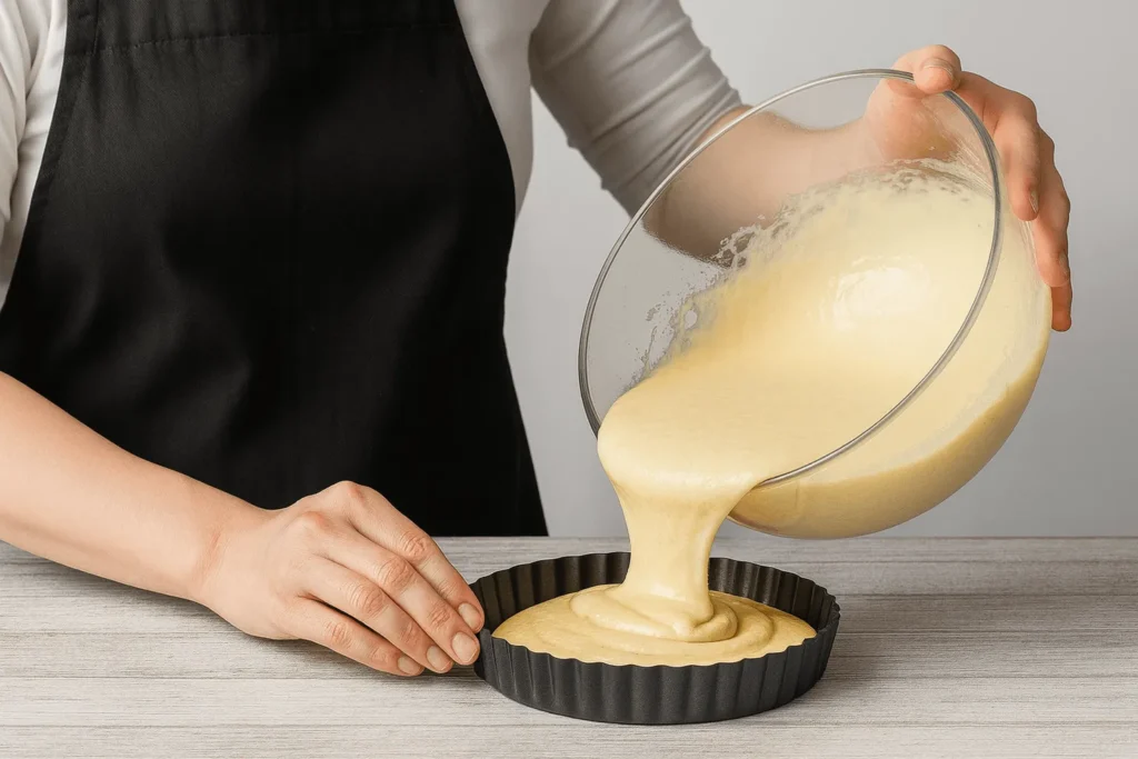 مرحله پنجم: ریختن مواد در قالب