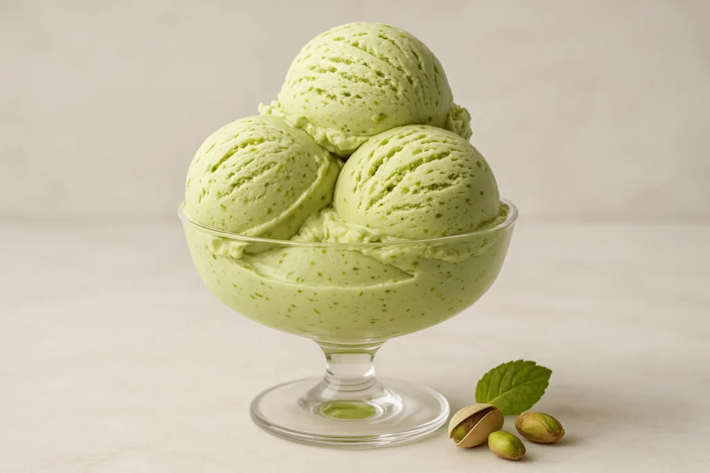 سرو بستنی پسته کلاسیک