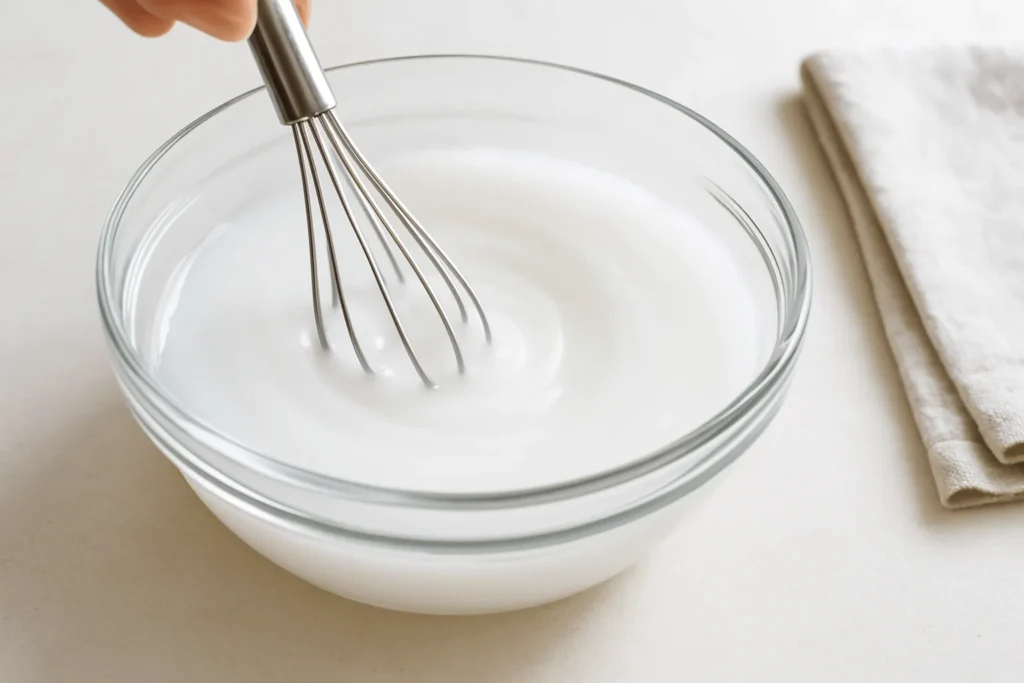 مرحله دوم: حل کردن نشاسته