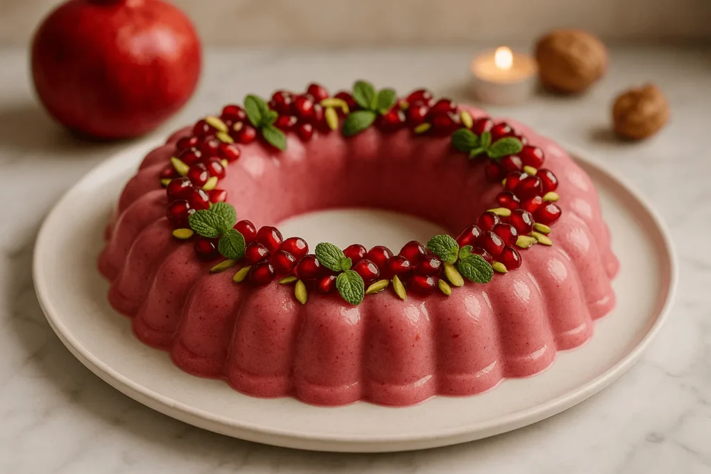 موس انار با دیزاین یلدایی