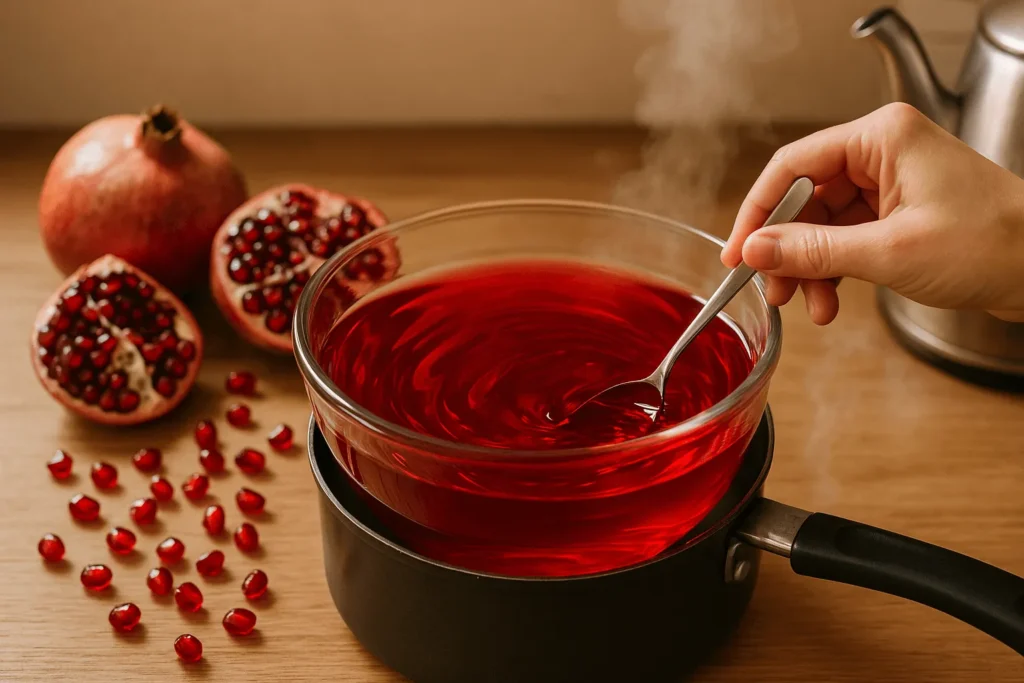 مرحله چهارم: آماده کردن ژله