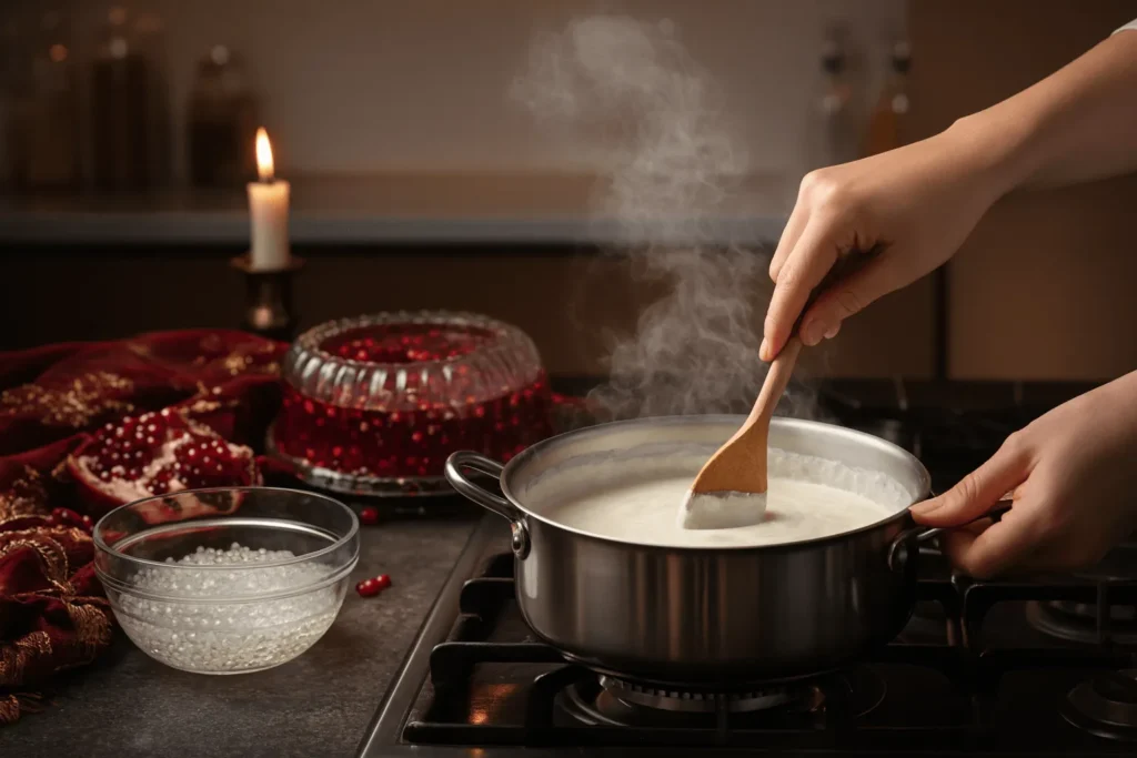 مرحله چهارم: آماده کردن لایه کرمی