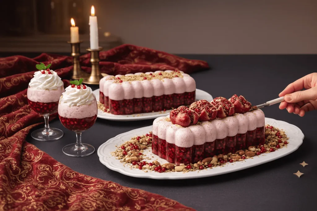 ایدههای خلاقانه برای تزئین و سرو روکر انار