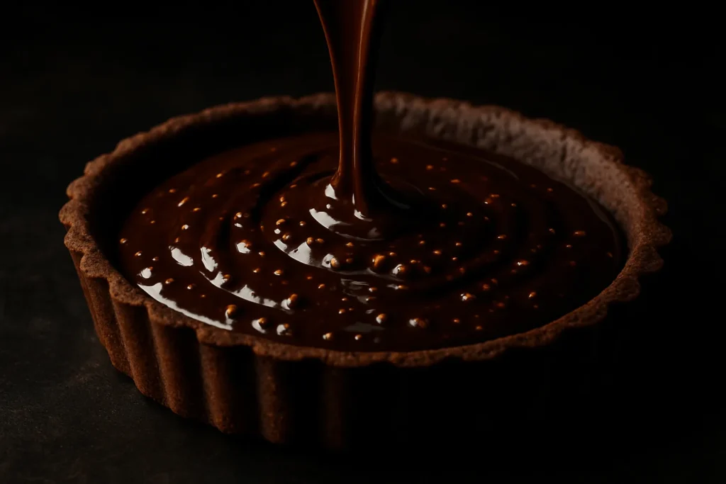 مرحله چهارم: درست و اضافه کردن گاناش