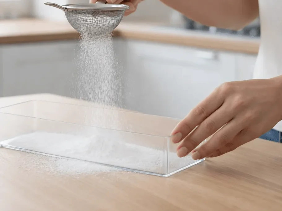 گام اول: آماده سازی قالب مارشمالو هنداونهای