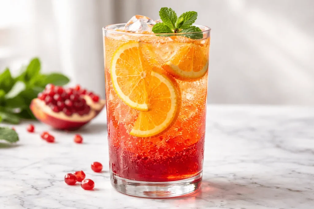 موکتل انار و پرتقال