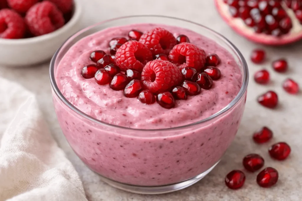 اسموتی انار، تمشک و موز