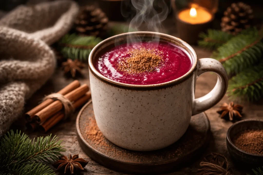 نوشیدنی گرم لبو