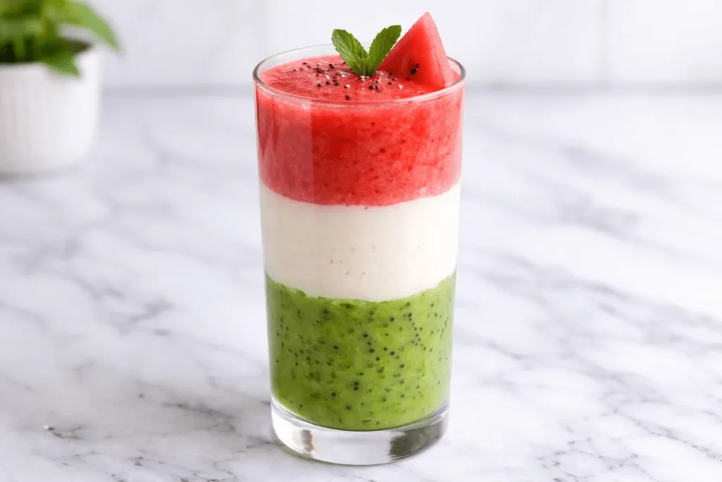 اسموتی هندوانه 3 رنگ