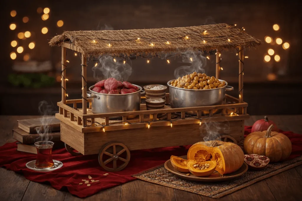 خوراکی‌های گرم و زمستانی