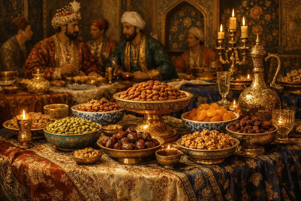 آجیل شب یلدا در دوران صفوی