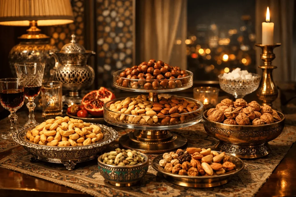 آجیل شب یلدا در دوران پهلوی