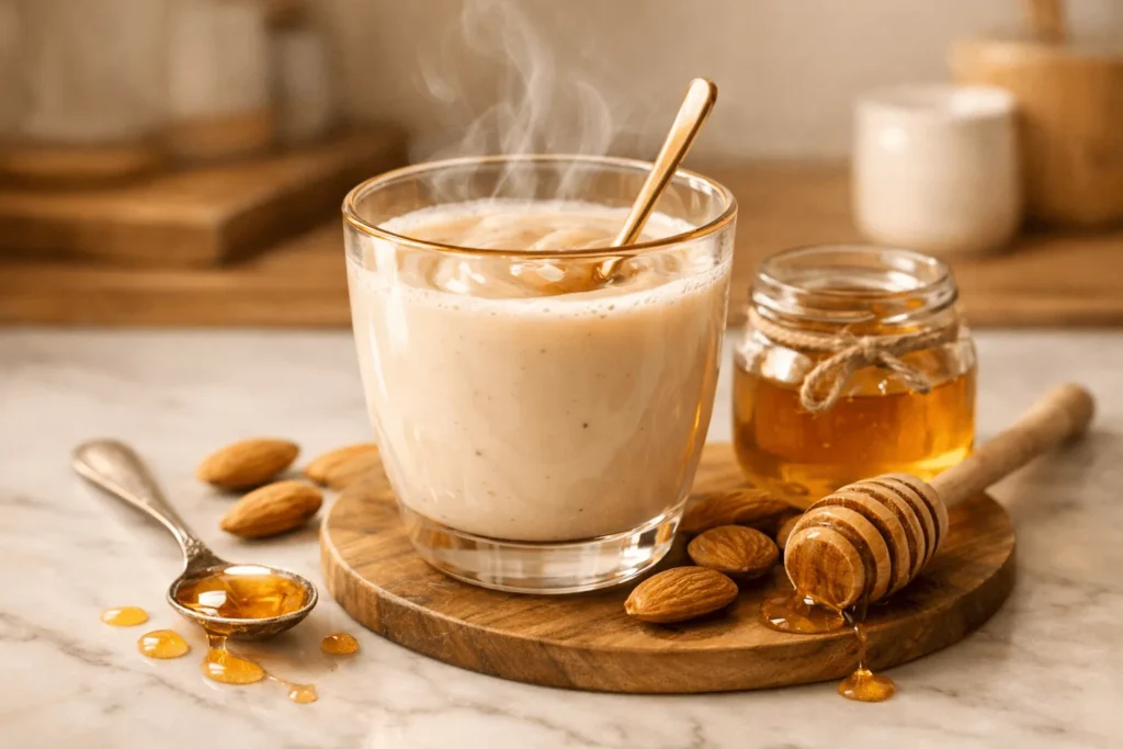 معجون بادام درختی و عسل