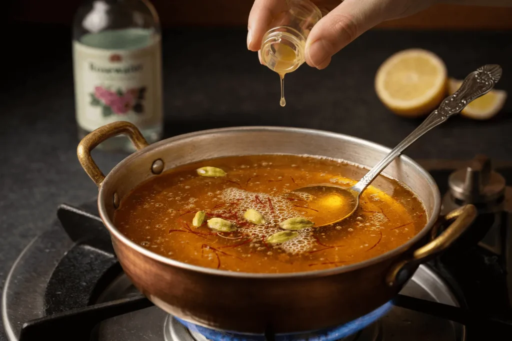 گام پنجم: درست کردن شربت