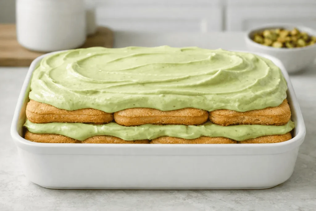 مرحله هفتم: چیدن لایههای تیرامیسو